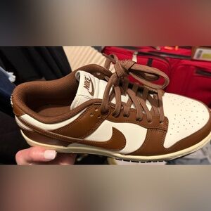 Nike Chocolate Brown and Cream dunk low